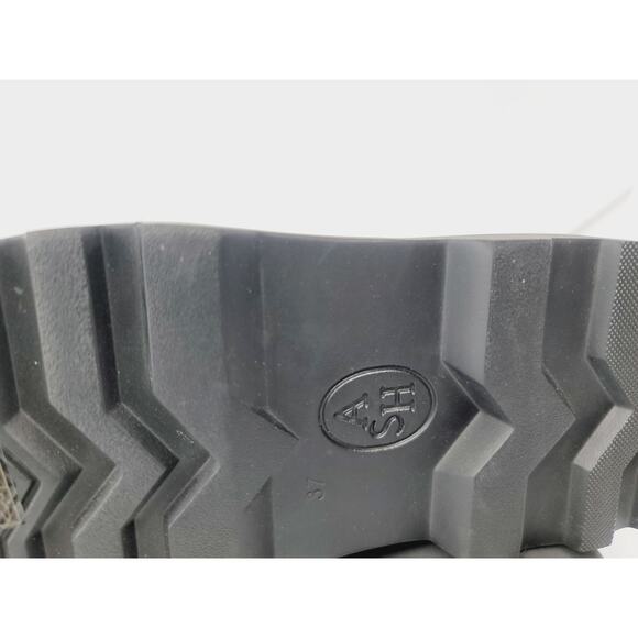 Ash Siberia Faux Fur & Leather Black Women's Combat Boots - NWT Size 7 - Picture 13 of 13